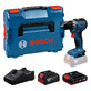Bosch cordless drill GSR 18V-52 1 x 2.0 Ah + 1 x 4.0 Ah